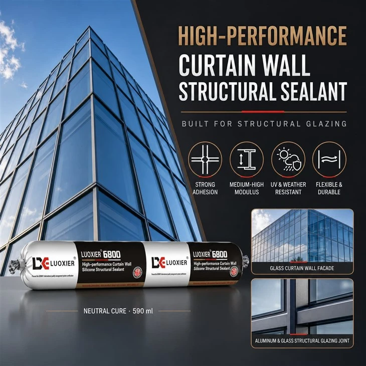 100% Silicone Structural Sealant Sausage Tube