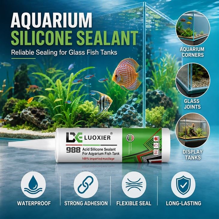 Acid Silicone Sealant For Aquarium Fish Tank