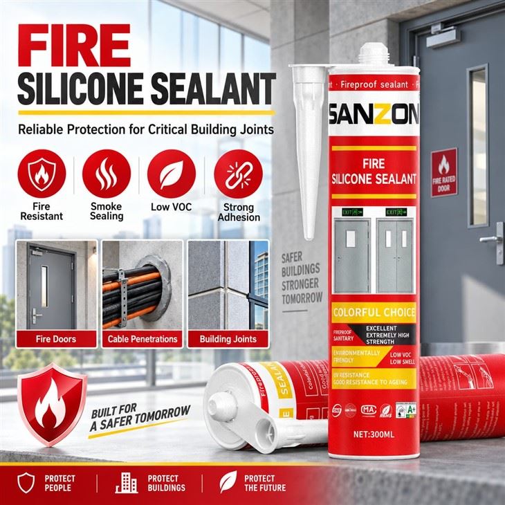 High-Temperature Fireproof Structural Silicone Sealant