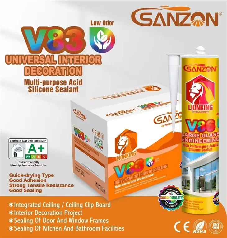 Multi-purpose Acid Silicone Sealant factory