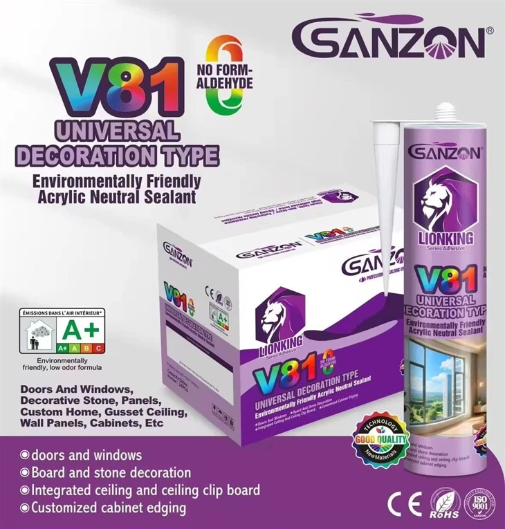 Universal Decoration Type Acrylic Neutral Sealant suppliers